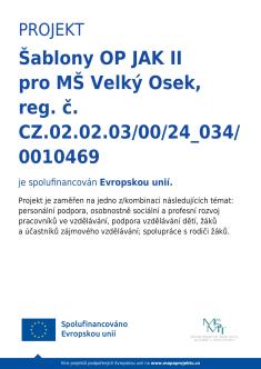 Šablony OPJAK II